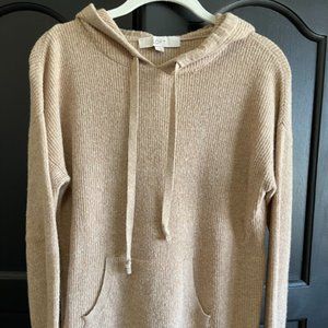 LOFT Camel Hoodie - Size XS